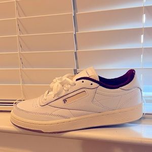 NWT Packer for Reebok Club C 85 white and maroon